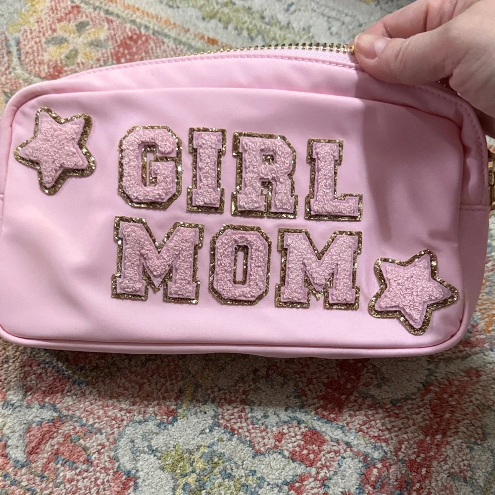 💕 Stoney Clover 💕Pink 'Girl Mom' Accessory Pouch - Picture 8 of 8